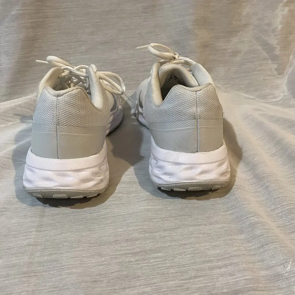 Nike Revolution 6 White Women Size US8.5 Running Shoes Sneakers DC3729 101